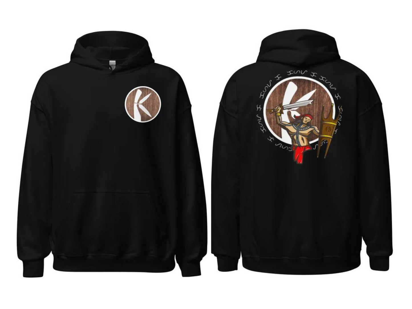 KAHOY KOLLECTION Front and Back design Hoodies For Men's, Gift for Him, Lover Gift Hoodies, Hoodie for Men, Novelty, Birthday Gift, Adults Hoodie