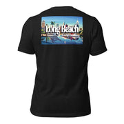 Long Beach California Canvas Print T-Shirt | Men's Tshirt Vintage | T-shirt for men | Gifts for Boyfriend | tshirt men graphic | lover gifts | Gifts for Him | Mens Short Sleeve