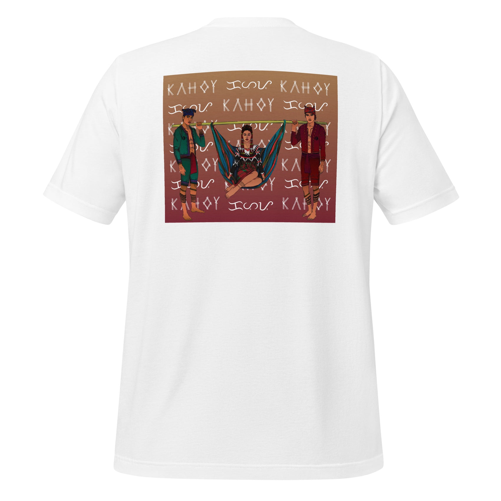 Kahoy-k-tribeedition Canvas Print White T-Shirt | Men's Tshirt Vintage | T-shirt for men | Gifts for Boyfriend | tshirt men graphic | lover gifts | Gifts for Him | Mens Short Sleeve